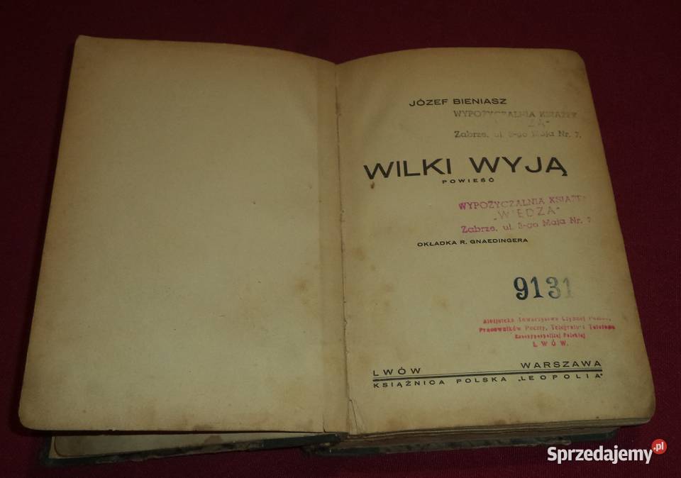 Stara książka 1883 do Piekary Śląskie