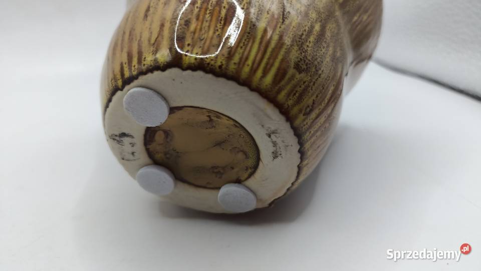 Pojemnik osłonka ceramika szkliwiona wysoka Zamość