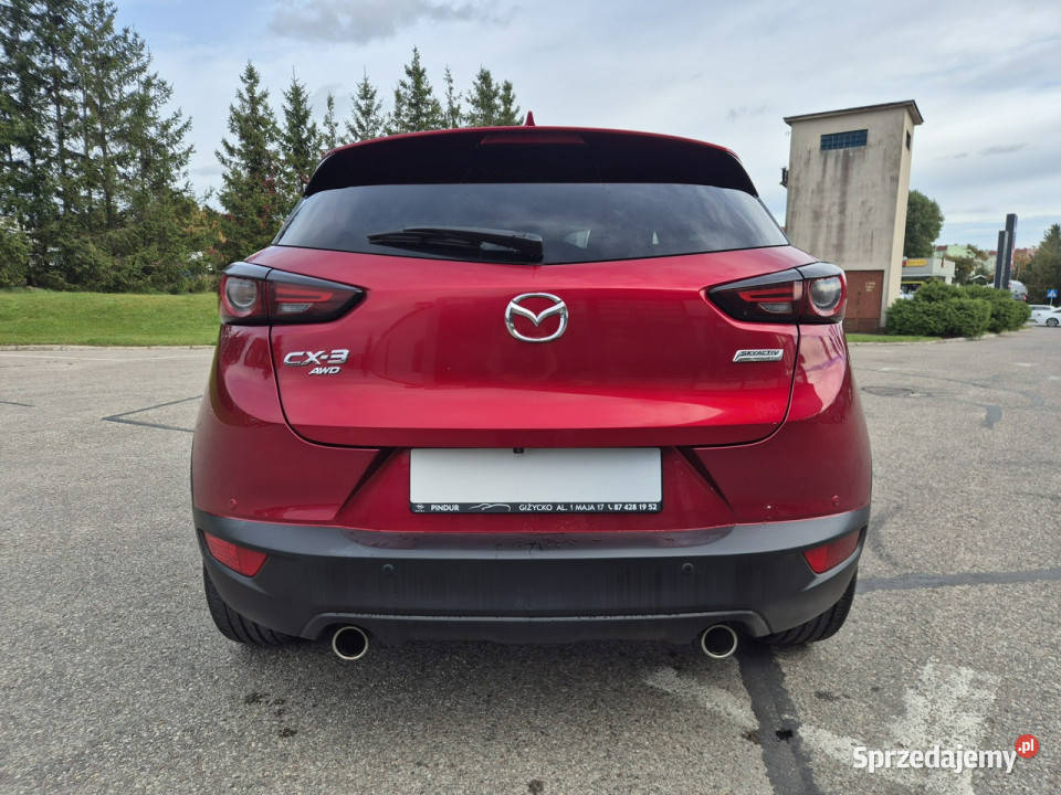 Mazda CX3 20 SkyPASSION 150 AWD Automat serwisowany w ASO warmińsko-mazurskie Giżycko