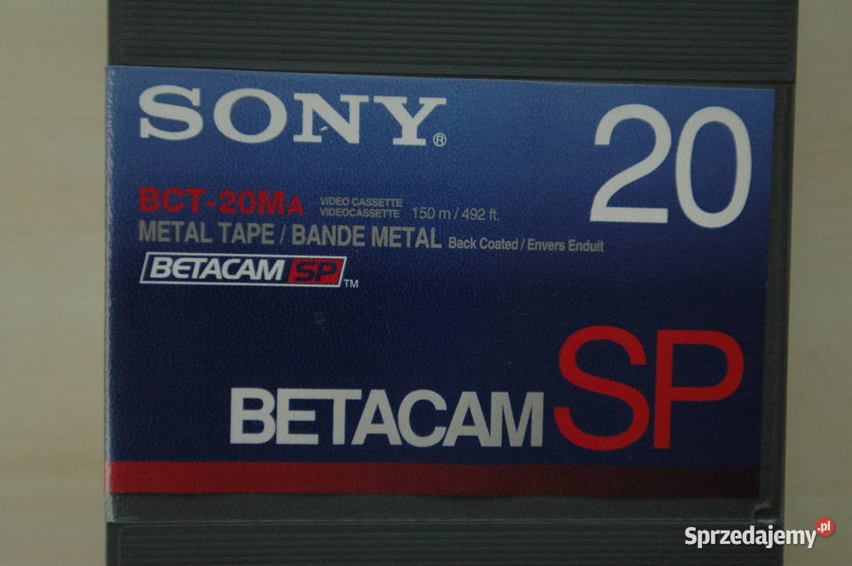 kaseta SONY Betacam SP20MA Pozostałe pomorskie Gdańsk