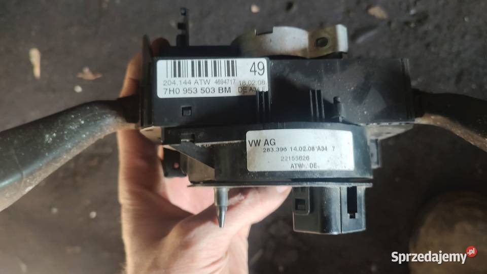 Manetka przełącznik zespolony 7H0953503BM VW T5 Panele sterowania, przełączniki wielkopolskie Książ Wielkopolski