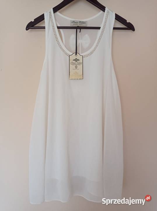 Biała bluzka z metką Hajnówka