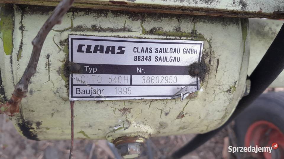 Claas Volto 540 H przewracarka przetrząsacz