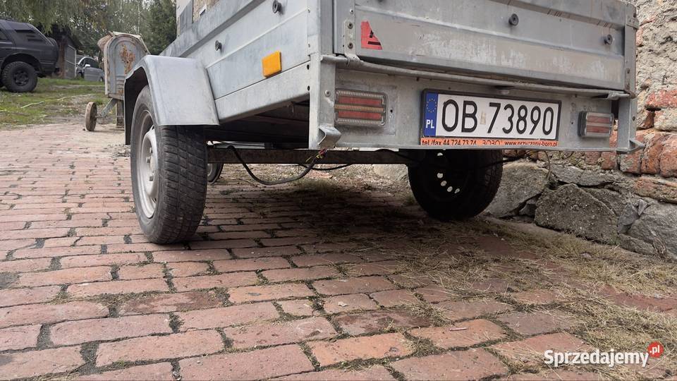 Przyczepka samochodowa jednoosiowa Do samochodów osobowych