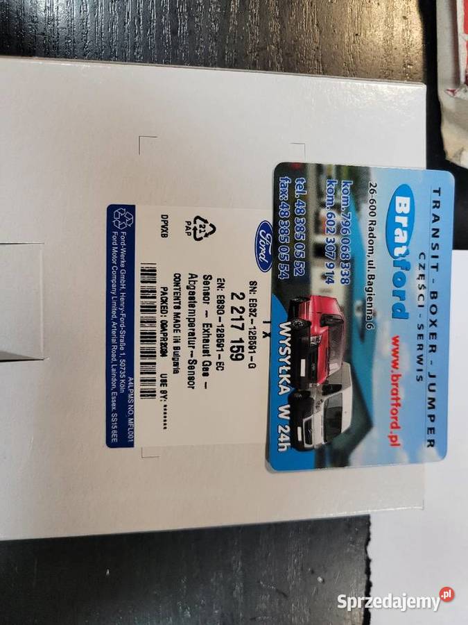 Czujnik Ford Ranger EB3G12B591EC 2217159 Radom