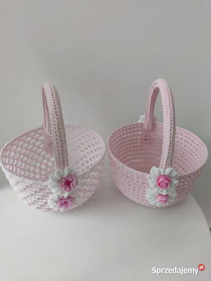 Koszyczki różowe dziewczynek Dębica sprzedam