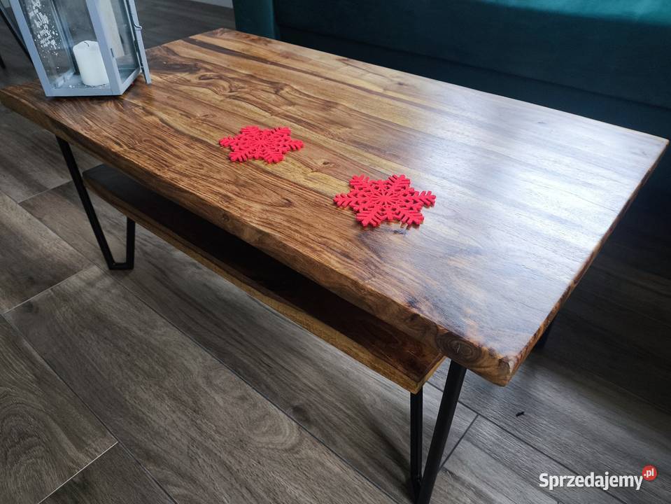 Stolik kawowy Gandia 90 x 50 x 40 drewniany sprzedam