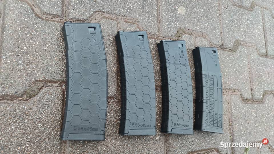 Replika asg 4x długi magazynek mid cap m4m16ar15 Żywiec