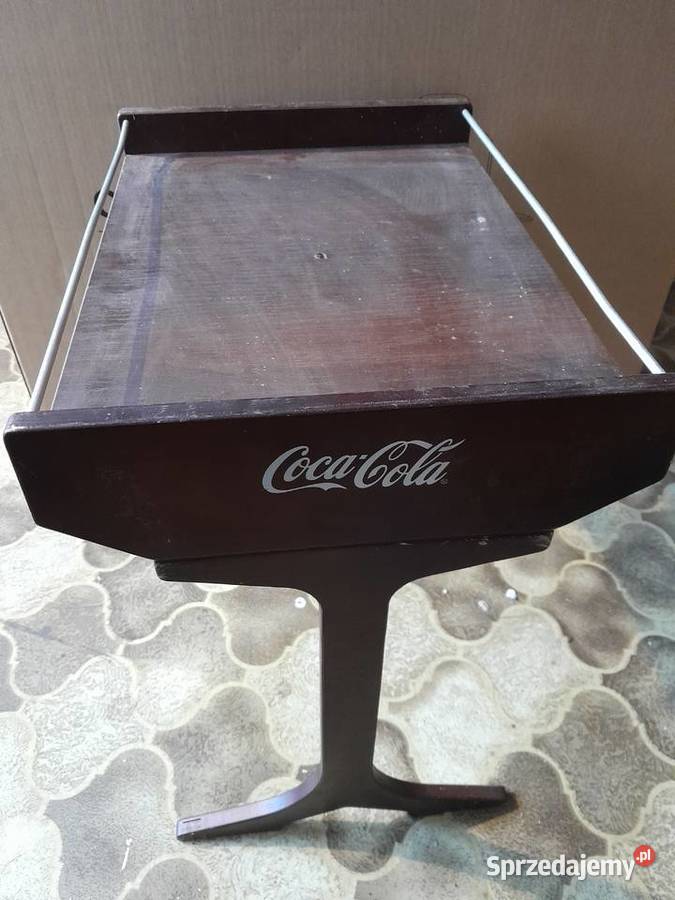 Mały składany stolik stoliczek Coca Cola gadżet Dąbrowa Górnicza