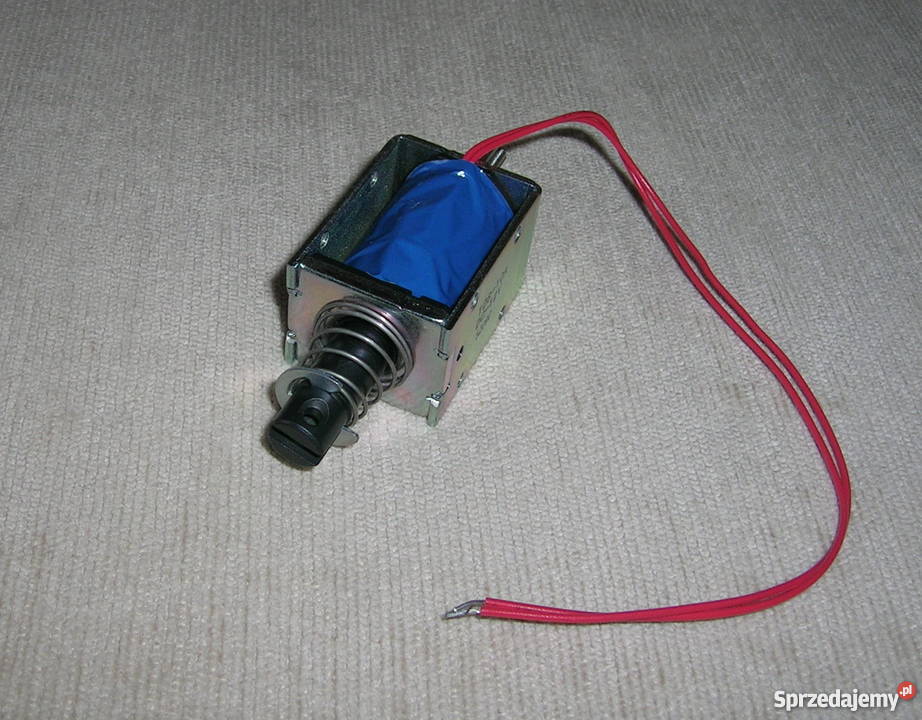 elektromagnes 12V pchajciągn skok 6mm sprężblok Wyszków