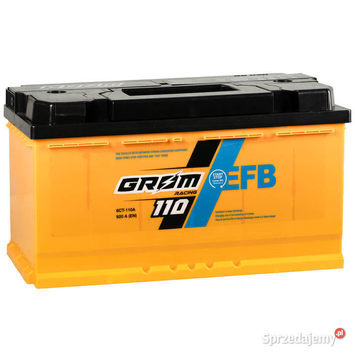 NOWY Akumulator Grom Racing EFB 110Ah 920A EN osobowe