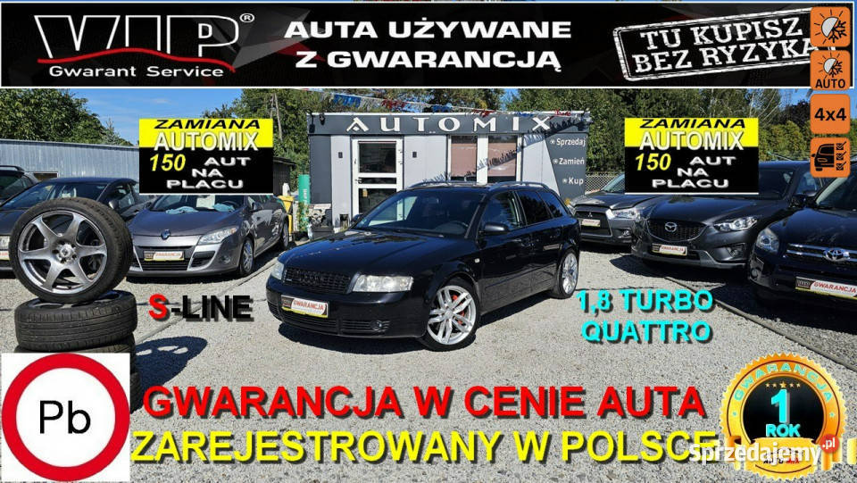Audi A4 LEGENDARNY 18 Benz TURBO QUATTRO MOŻLIWA dolnośląskie Świdnica