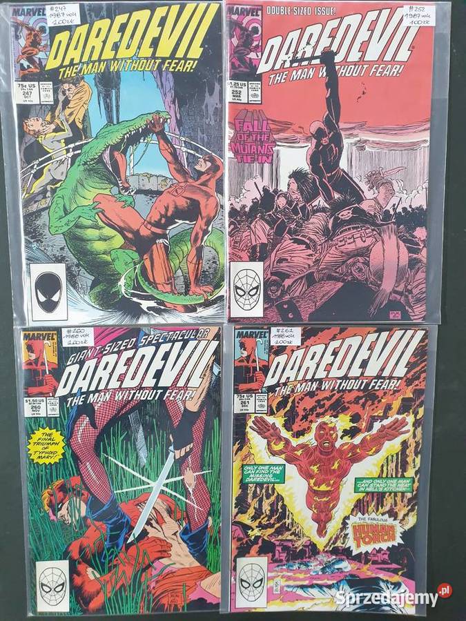 Daredevil kolekcja 24 komiksów Marvel USA Rok wydania 1983