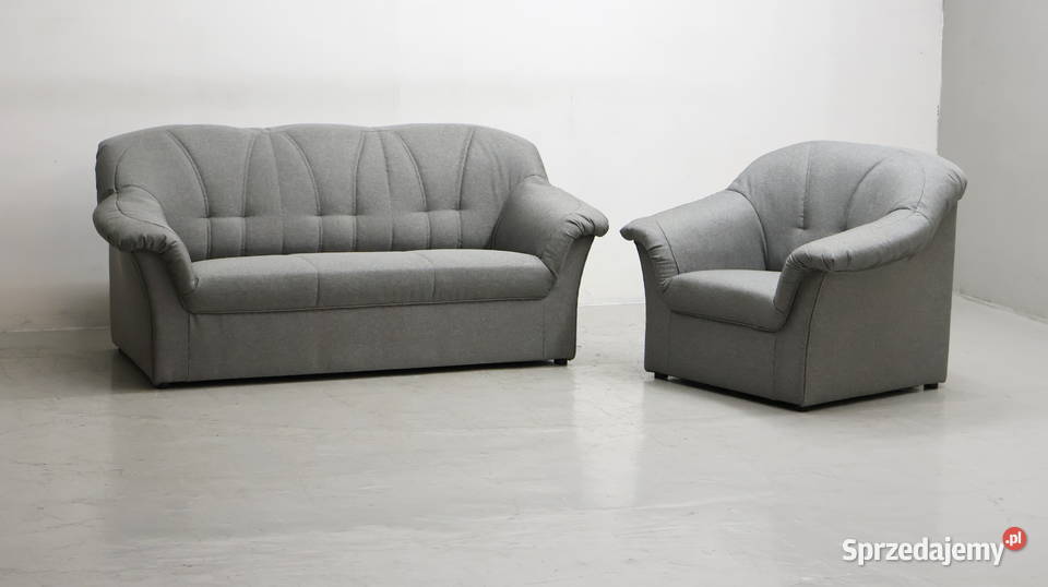 SEO nowy komplet 31 SOFA KANAPA zestaw z szara 184cm Komplety wypoczynkowe Poznań sprzedam
