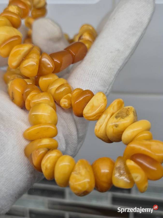 Korale z naturalnego bursztynu Chorzów