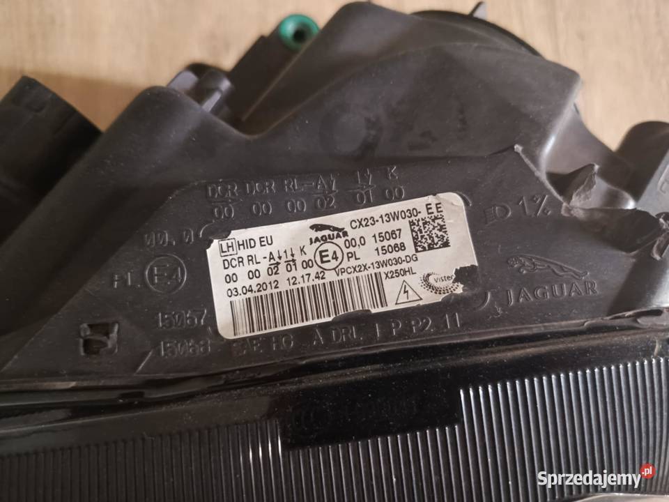 SPRZEDAM LEWĄ LAMPĘ JAGUAR XF X250 1214R Radom