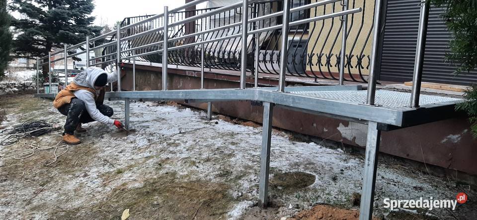 Rampy pochylnie wózków Pozostałe podlaskie Grabówka