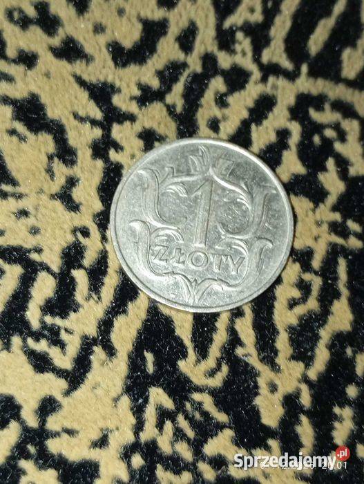 starą monetę 1 Zloty mazowieckie Warszawa