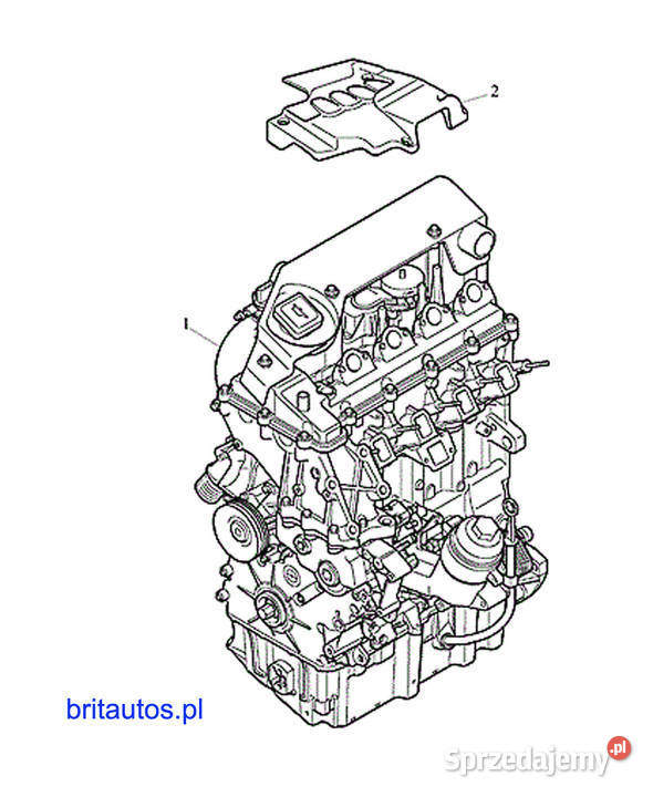 ROVER 75 MG ZT OSŁONA GÓRNA SILNIKA ORYGINAŁ osobowe