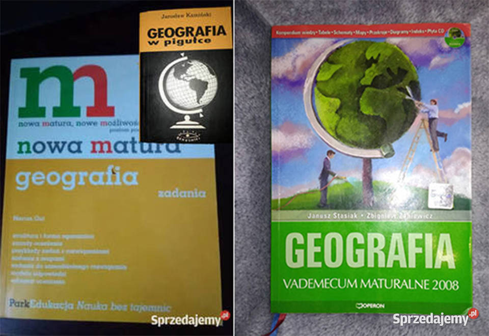 Geografia matura - 3 książki