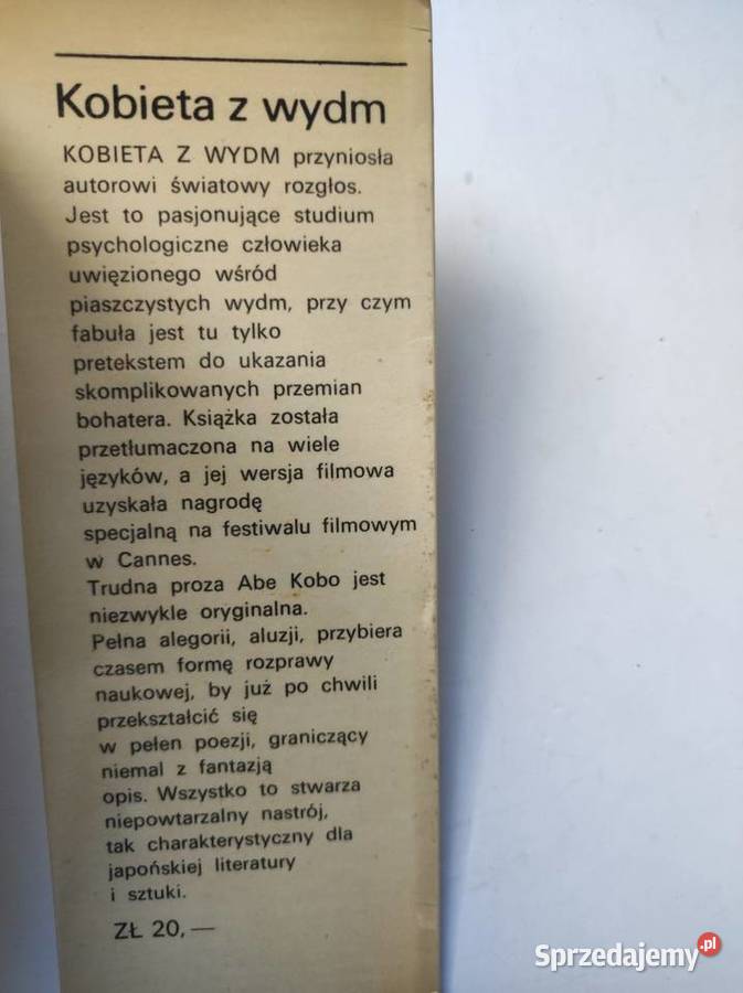 Kobieta z wydm Kobo Abe Kb