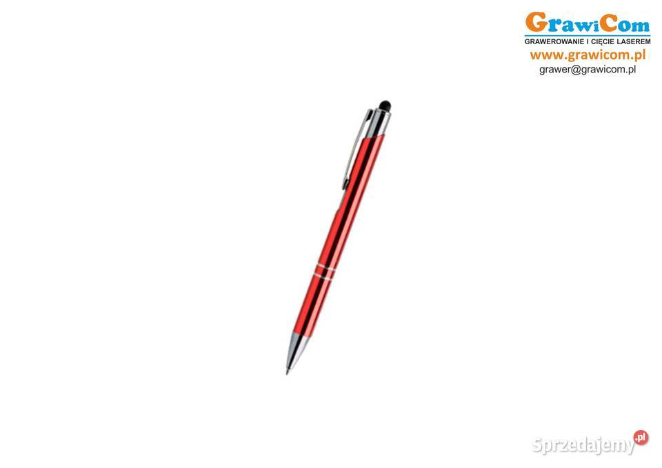 długopisy metalowe toney z grawerem 100 czerwony
