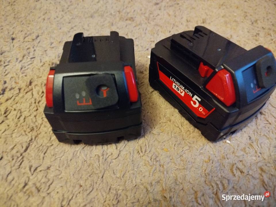Bateria 2 sztuki Milwaukee m18 komplet