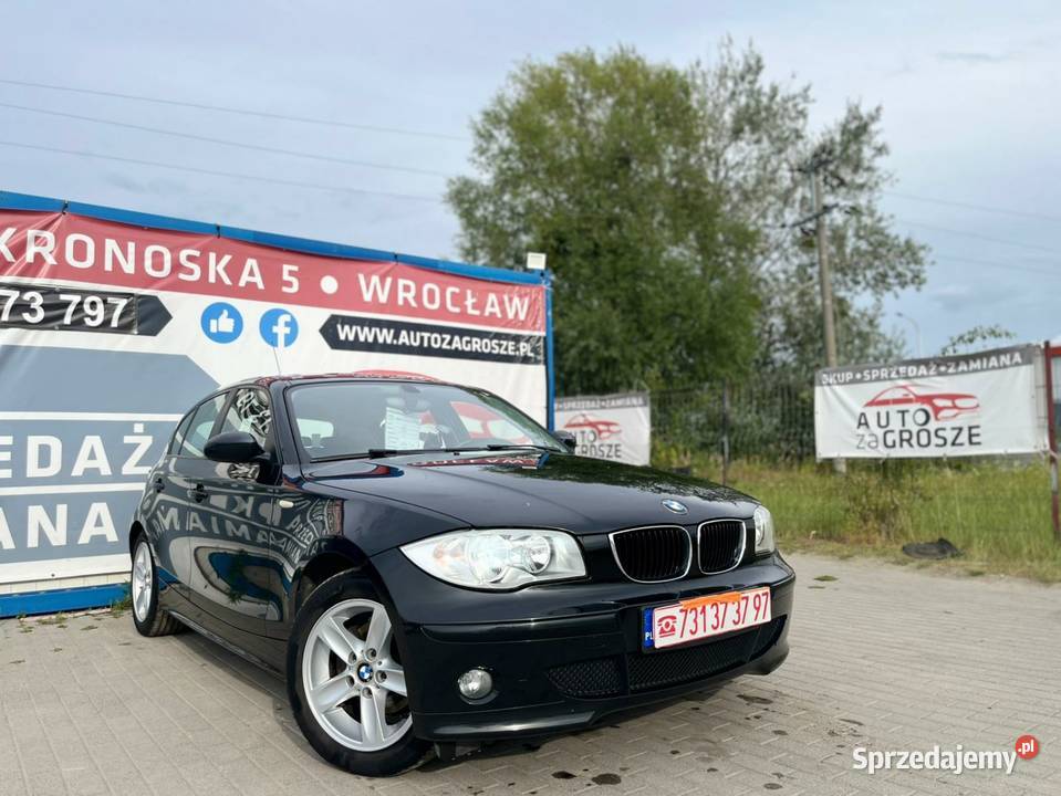 BMW 116i 16 Benzyna 2005 Klimatyzacja Alufelgi 5 dolnośląskie Wrocław
