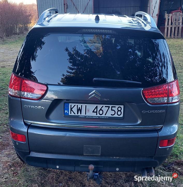 Uszkodzony Citroen CCrosser22HDI Trąbki