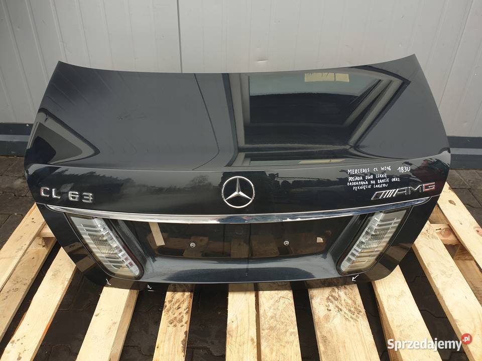 Mercedes CL W216 LIFT FL TYLNA KLAPA BAGAŻNIKA Rudka