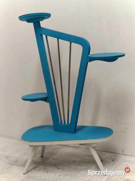 kwietnik drewniany kwietnik art deco rocka bily Donice ogrodowe