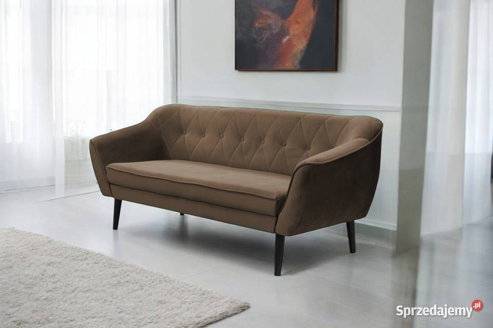 Sofa Maya 3 Osobowa Brązowa Dostawa 0 Tarchały Małe