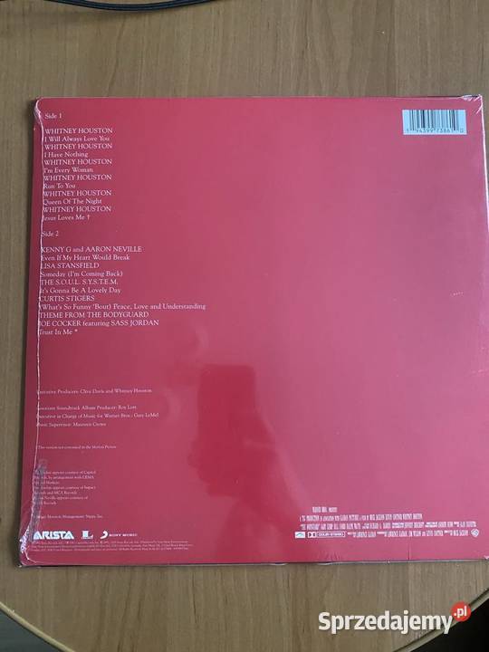 The Bodyguard Soundtrack Album Red Vinyl Ostrów Wielkopolski sprzedam