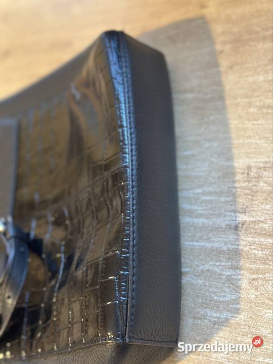 Skórzana torebka damska croco Poznań sprzedam