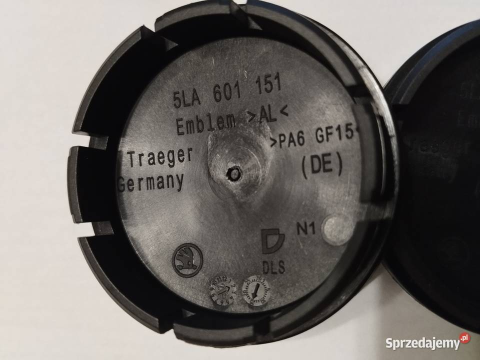 4 nowe oryginalne OE Skoda dekielki kapselki Kamocin