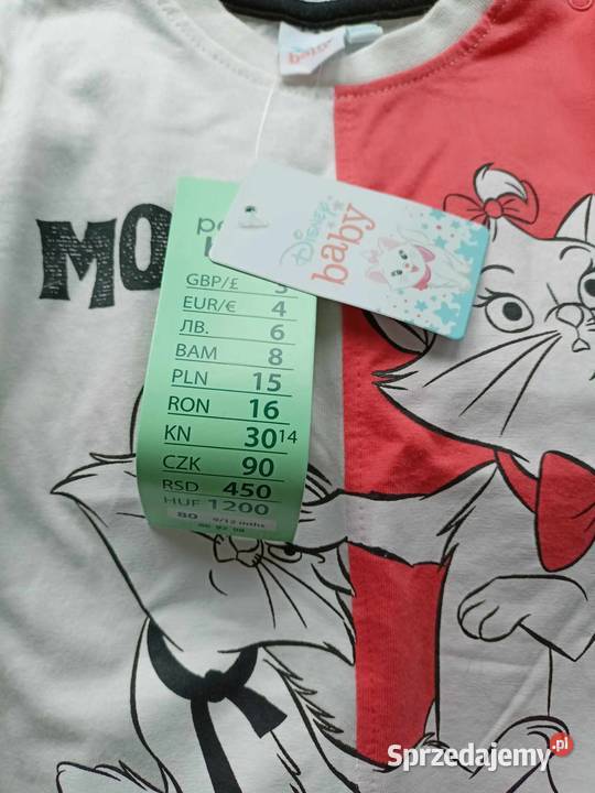 NOWA Bluzka bluzeczka dziewczynki rozmiar 80 kujawsko-pomorskie