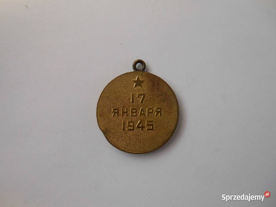 Ruski medal z okazji wyzwolenia Warszawy Bukowo