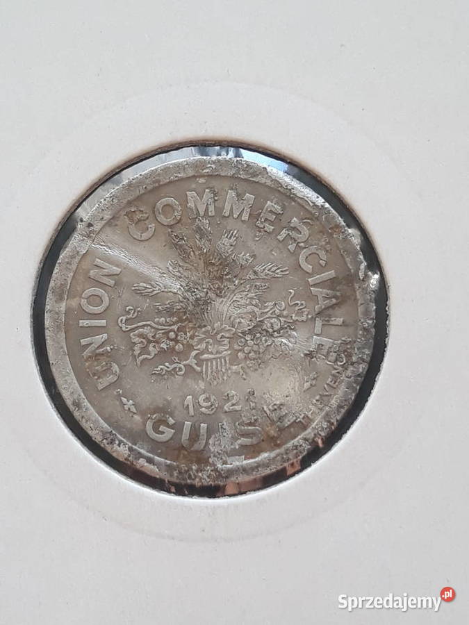 Żeton 10 Centów 1921 r do identyfikacji Konin