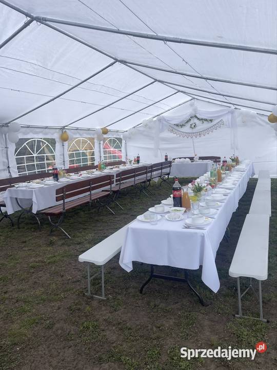 Namioty do wynajęcia 3x5 3x6 4x8 5x8 5x10 6x12 Warszawa