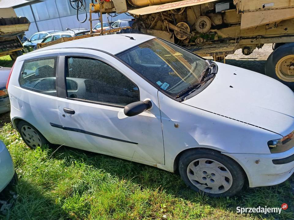 Fiat Punto 19 JTD 73 kW 2000 r dawca części Rok produkcji 2000 Szklarka Myślniewska sprzedam