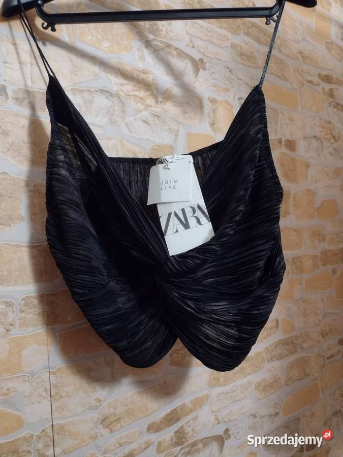 38M ZARACzarnakrótka bluzka plażowa z Madrytu małopolskie Kraków