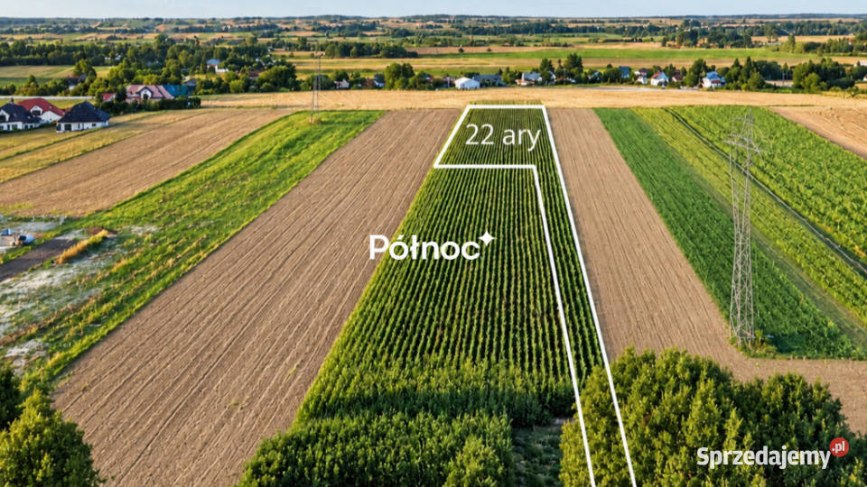 Działka budowlana koło Zamościa lubelskie Jatutów