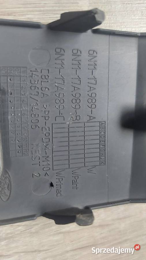 Ford Fusion zaślepka zderzaka 6n1117a989a Bolesławiec