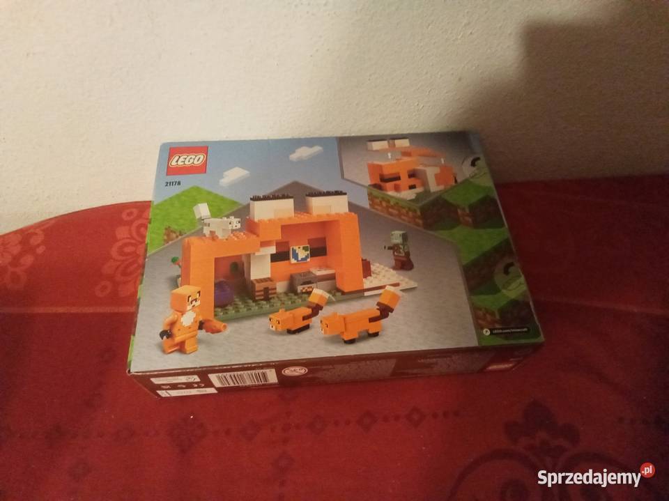 Minecraft siedlisko lisów lego Klocki Warszawa sprzedam