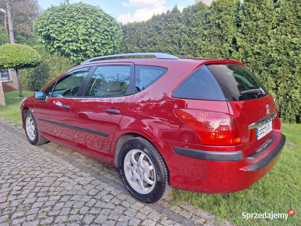 Peugeot 407 SW Panorama dach Navi nieduży ogranicznik prędkości Siewierz