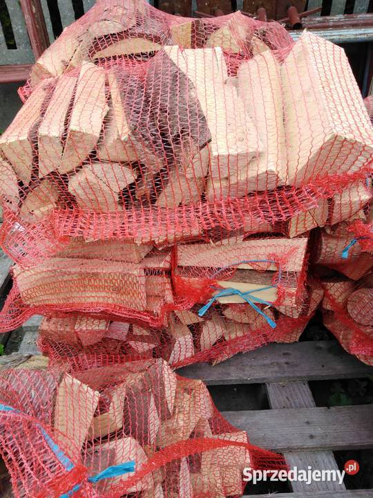 Drewno opałowe rozpałkowe workowane