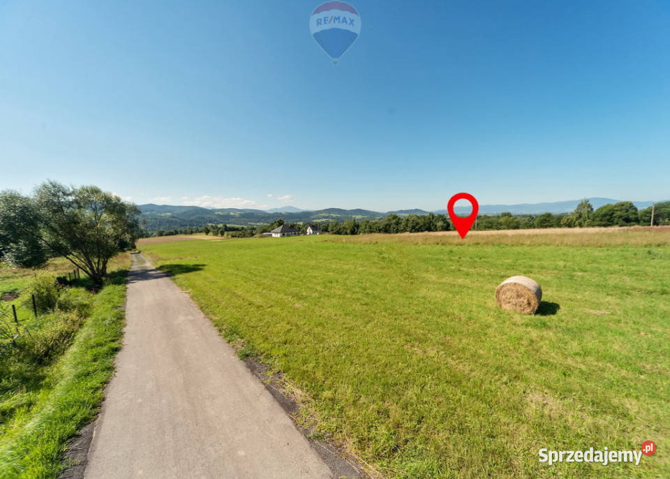 BLACK WEEKS Działka budowlana z widokiem na góry Ślemień