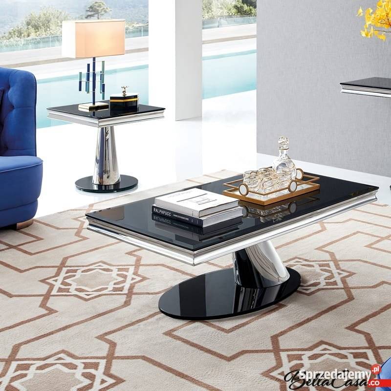 Zestaw mebli glamour Dorado stół ława stolik Warszawa