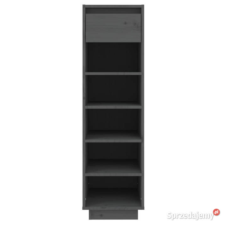 Szafka na buty szara 30x34x105 lite drewno Warszawa