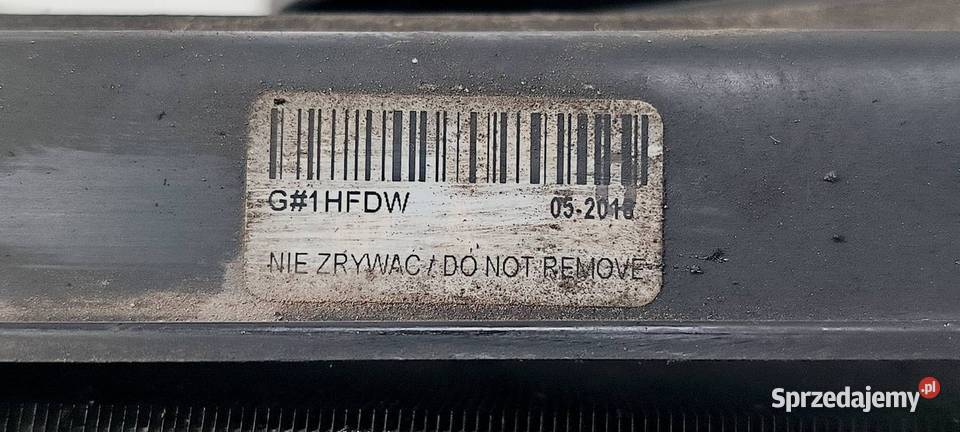 PAS PRZEDNI CHŁODNICE VOLKSWAGEN TOURAN